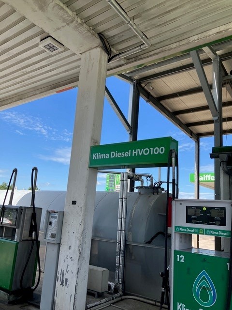 Raiffeisen - Climate diesel - HVO100 petrol pump