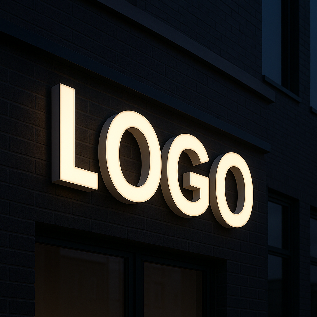 Individuell gestaltete Leuchtwerbung in Hamburg mit Profilbuchstaben